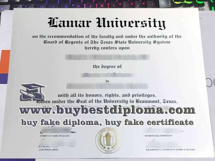 Lamar University diploma, Lamar University degree, fake Lamar University certificate,