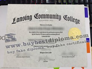 Lansing Community College diploma, degree,