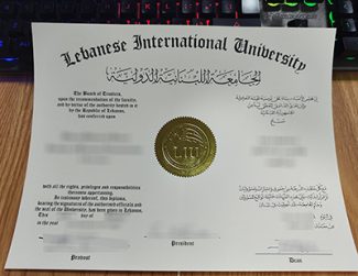 Lebanese International University degree