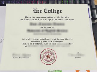 Lee College Diploma, Lee College Certificate,