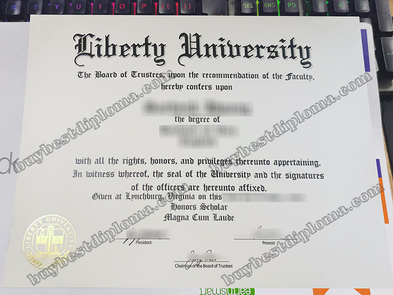 Liberty University diploma, Liberty University Bachelor degree,