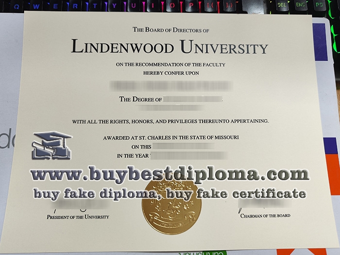 Lindenwood University fake diploma, Lindenwood University certificate,