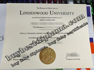 Lindenwood University fake diploma, Lindenwood University certificate,