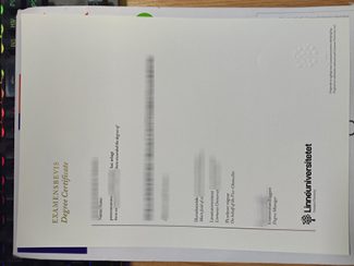Linnéuniversitetet examensbevis, Linnaeus University degree certificate,