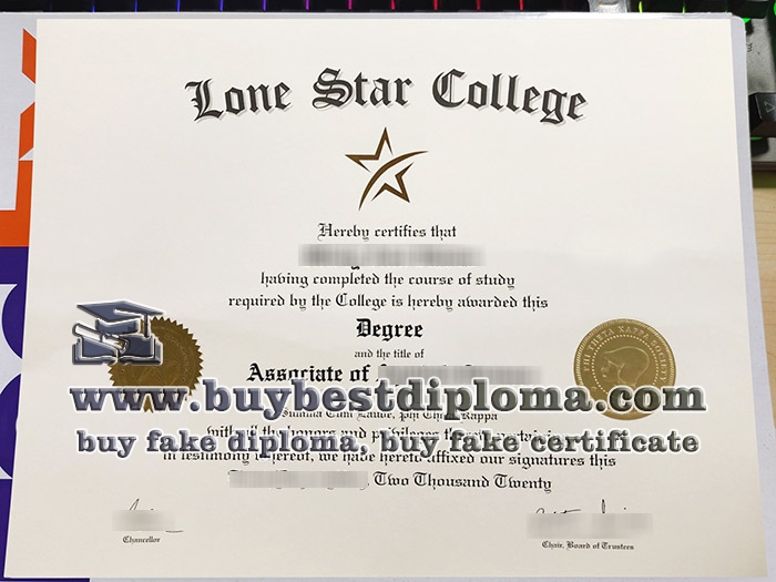 Lone Star College diploma, Lone Star College associate degree,