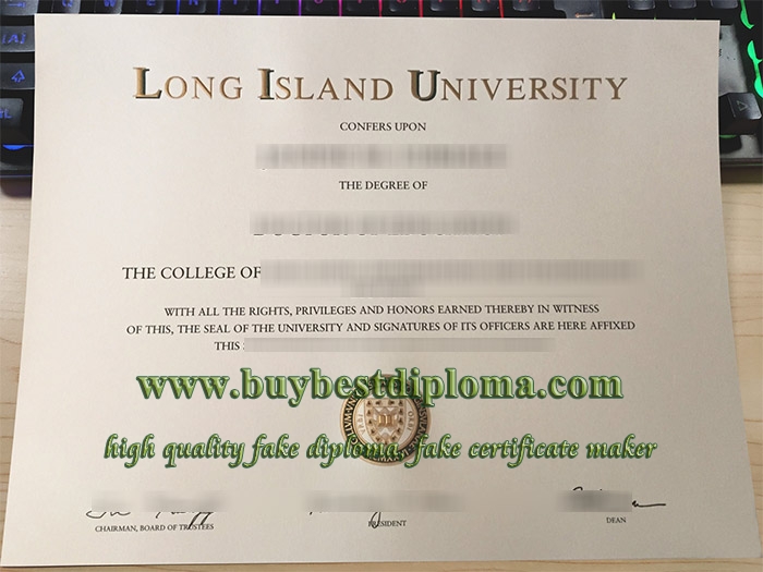 Long Island University diploma, Long Island University degree, fake LIU certificate,