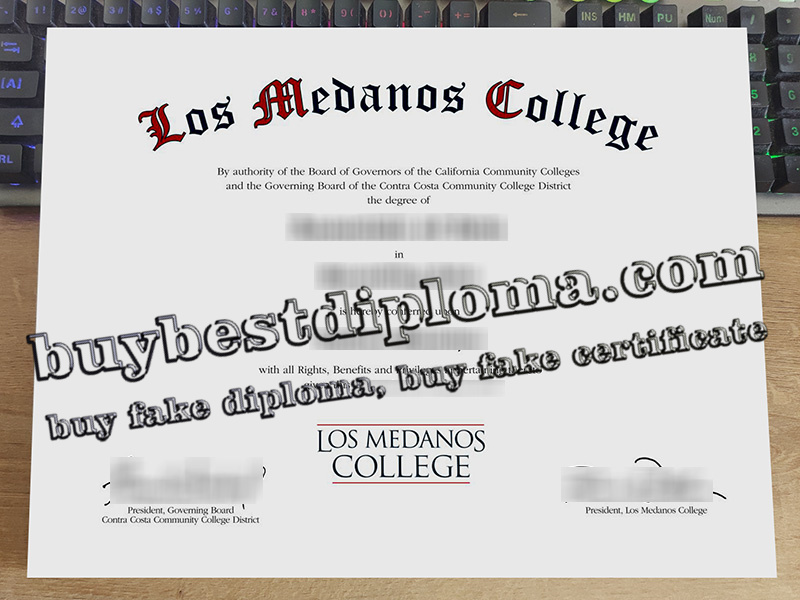 Los Medanos College diploma