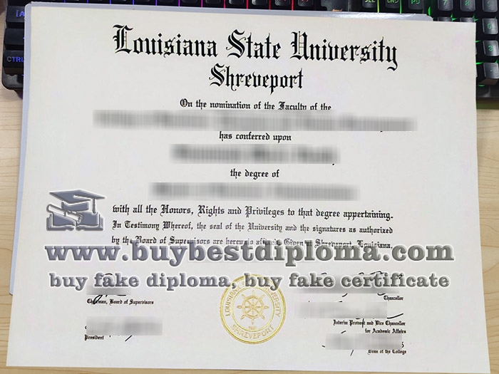 Louisiana State University-Shreveport Diploma, LSU Shreveport Degree,