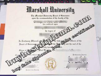 Marshall University diploma, fake Marshall University degree,