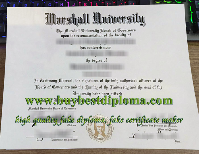 Marshall University degree, Marshall University diploma, Marshall University certificate,