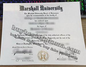 Marshall University degree, Marshall University diploma, Marshall University certificate,