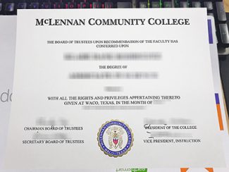 McLennan Community College diploma, McLennan Community College certificate,