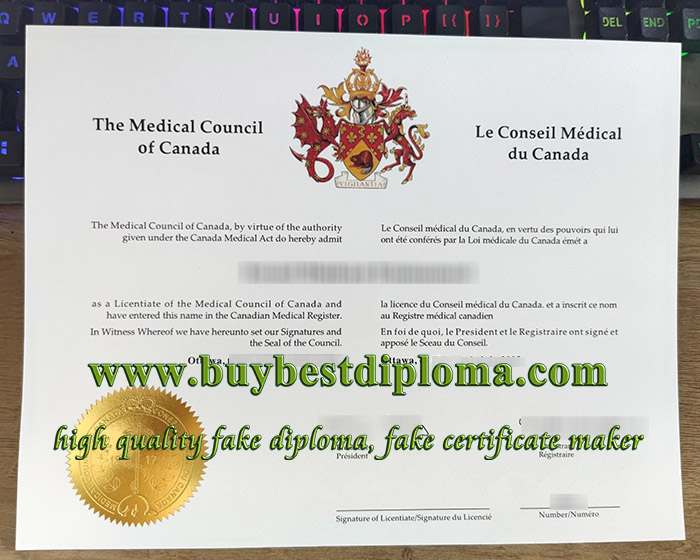 Medical Council of Canada diploma, Medical Council of Canada degree, 
Licentiate of the Medical Council of Canada,