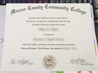 Mercer County Community College diploma, Mercer County Community College certificate,