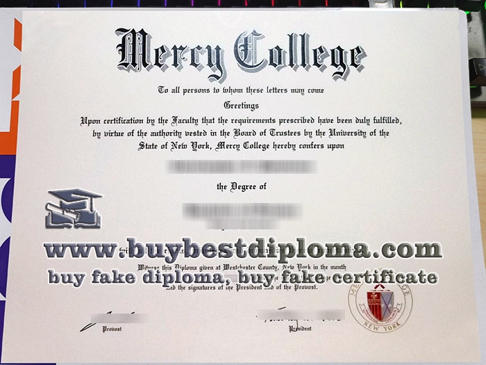 Mercy College diploma, fake Mercy College degree,