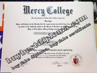 Mercy College diploma, fake Mercy College degree,