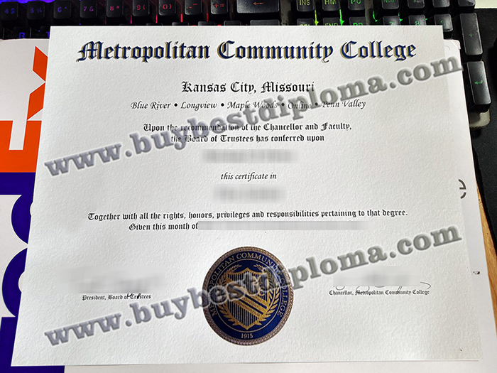 Metropolitan Community College-Kansas City diploma, MCC Kansas City certificate,
