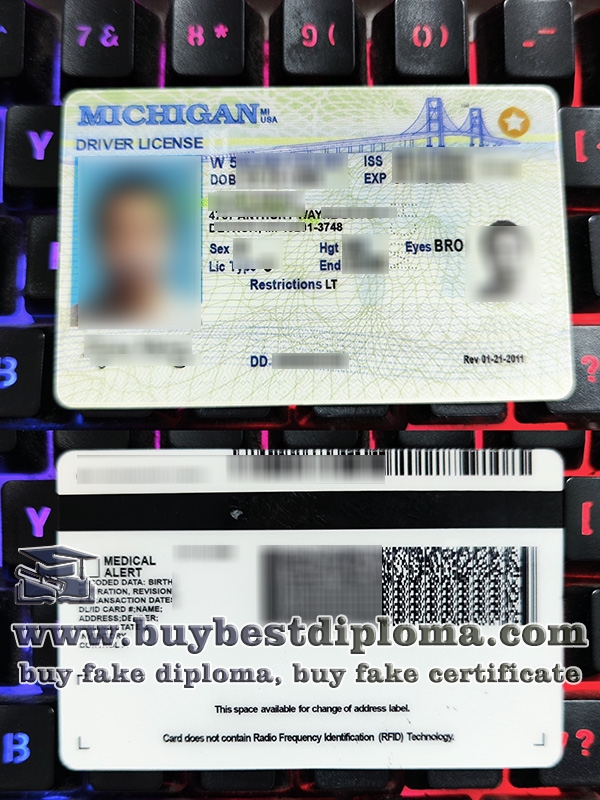 Michigan driver license, fake Michigan ID,