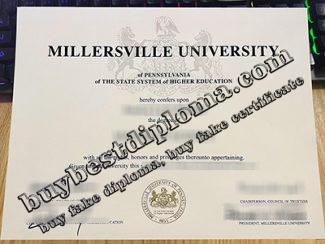 Millersville University diploma, Millersville University certificate,