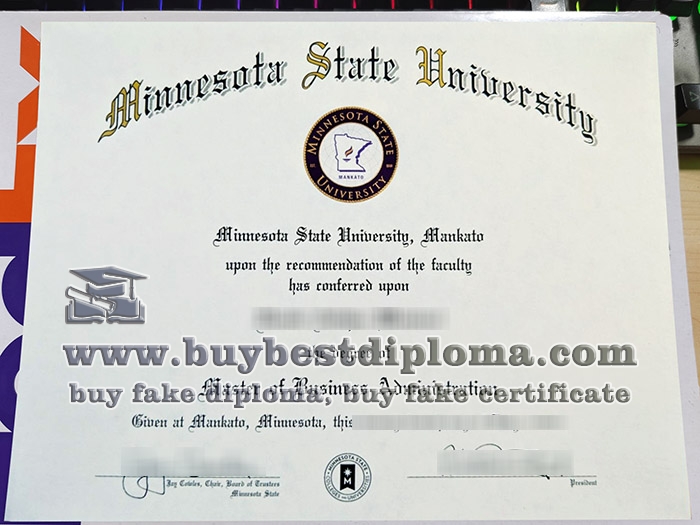 Minnesota State University diploma, fake Minnesota State University degree,