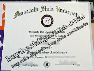 Minnesota State University diploma, fake Minnesota State University degree,