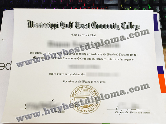 Mississippi Gulf Coast Community College diploma, MGCCC certificate,