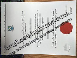 Monash University fake degree, Monash University certificate,