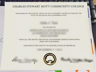 Mott Community College diploma, Mott Community College certificate,