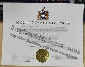 Mount Royal University degree, Mount Royal University diploma, Mount Royal University certificate,