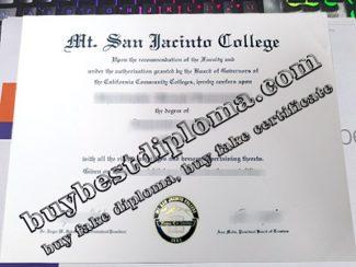 Mt. San Jacinto College diploma, Mt. San Jacinto College associate degree,