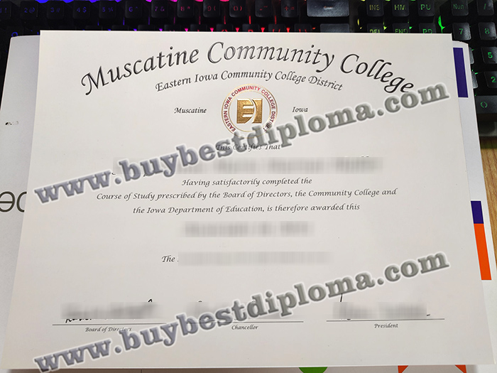 Muscatine Community College diploma, Muscatine Community College certificate,