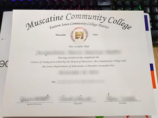 Muscatine Community College diploma, Muscatine Community College certificate,