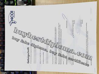 fake NCOI Opleidingen diploma,