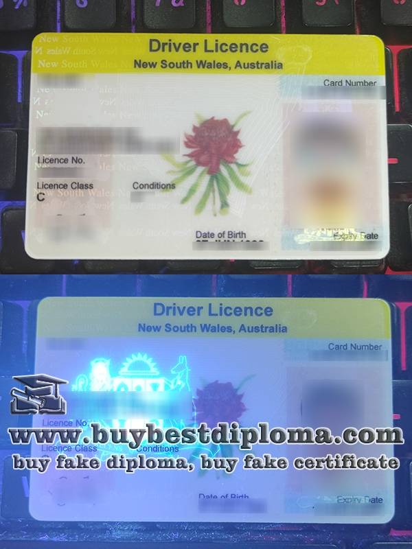 NSW driver licence, Australian driver licence,