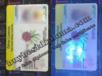 NSW driver licence, Australian driver licence,