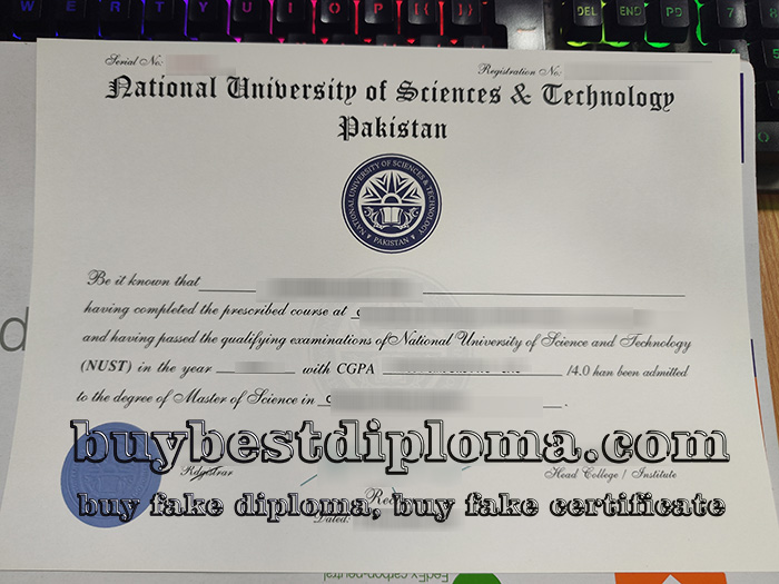 National University of Sciences and Technology degree, NUST diploma,