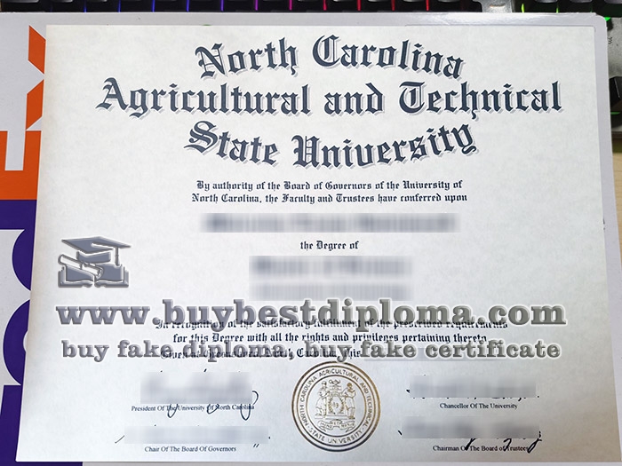 North Carolina Agricultural and Technical State University diploma, fake North Carolina A&T State University degree,