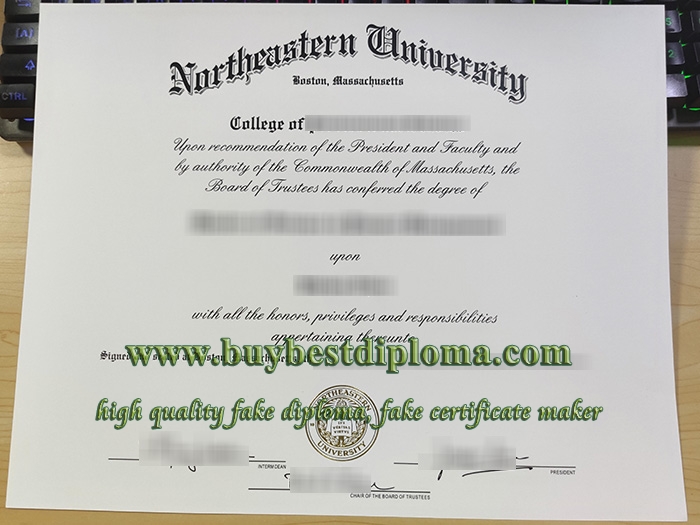 Northeastern University diploma, Northeastern University degree, fake Northeastern University certificate,