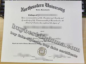 Northeastern University diploma, Northeastern University degree, fake Northeastern University certificate,