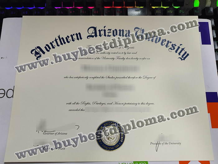 Northern Arizona University diploma, Northern Arizona University certificate,