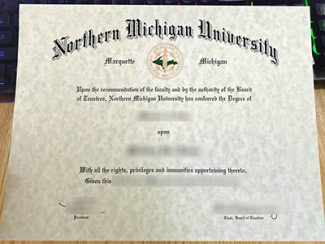 Northern Michigan University diploma, Northern Michigan University certificate,