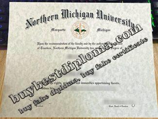 Northern Michigan University diploma, Northern Michigan University certificate,