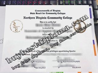 Northern Virginia Community College diploma, Northern Virginia Community College certificate,