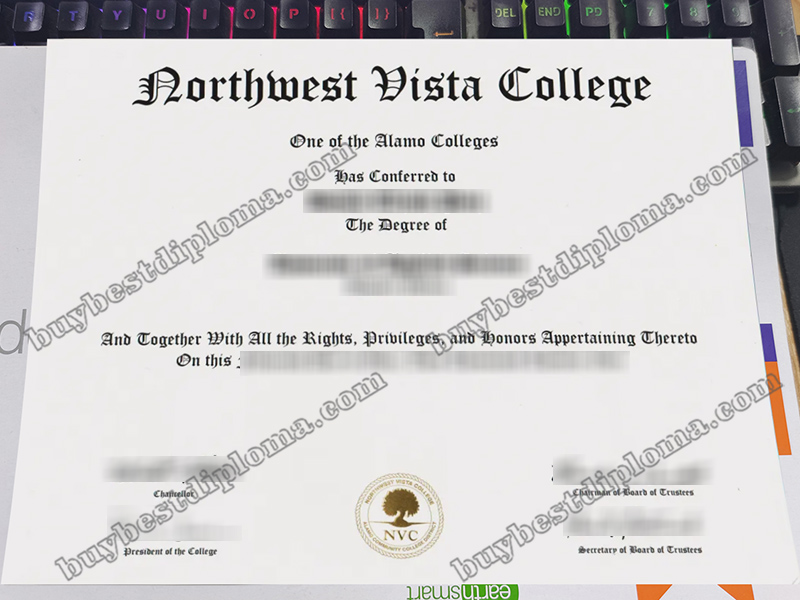 Northwest Vista College diploma, Northwest Vista College certificate,