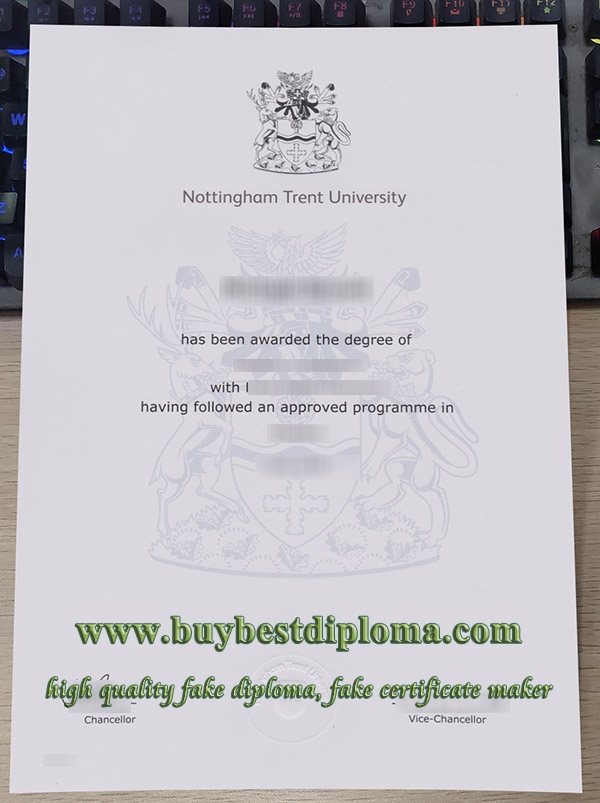 Nottingham Trent University degree, Nottingham Trent University certificate, fake NTU diploma,