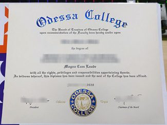 Odessa College diploma, fake Odessa College degree,