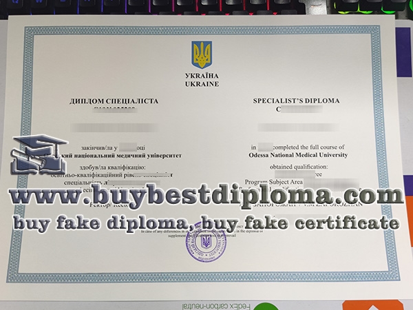 Odessa National Medical University fake diploma,