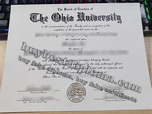 Ohio University diploma, Ohio University degree, fake Ohio University certificate,