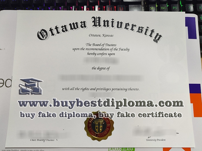 Ottawa University diploma, Ottawa University certificate,