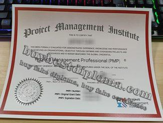 fake PMP certificate